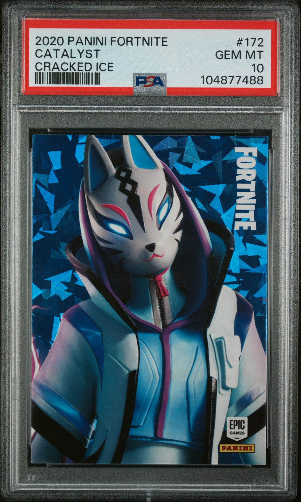 PSA 10 FORTNITE SERIES 2 CATALYST CRACKED ICE