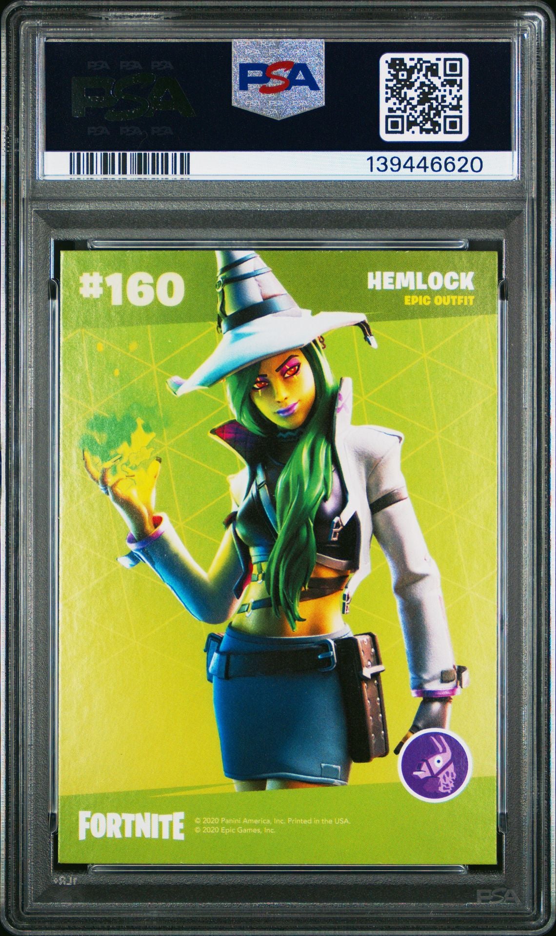 PSA 10 FORTNITE SERIES 2 HEMLOCK CRACKED ICE