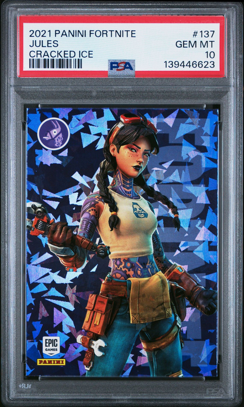 PSA 10 FORTNITE SERIES 3 JULES CRACKED ICE