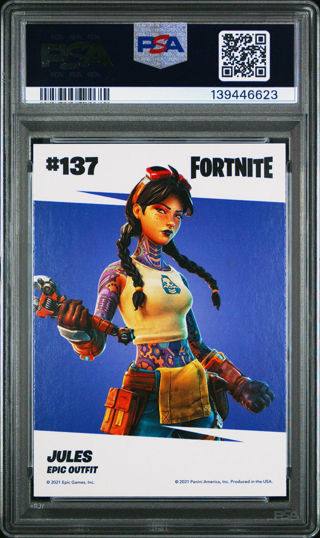 PSA 10 FORTNITE SERIES 3 JULES CRACKED ICE
