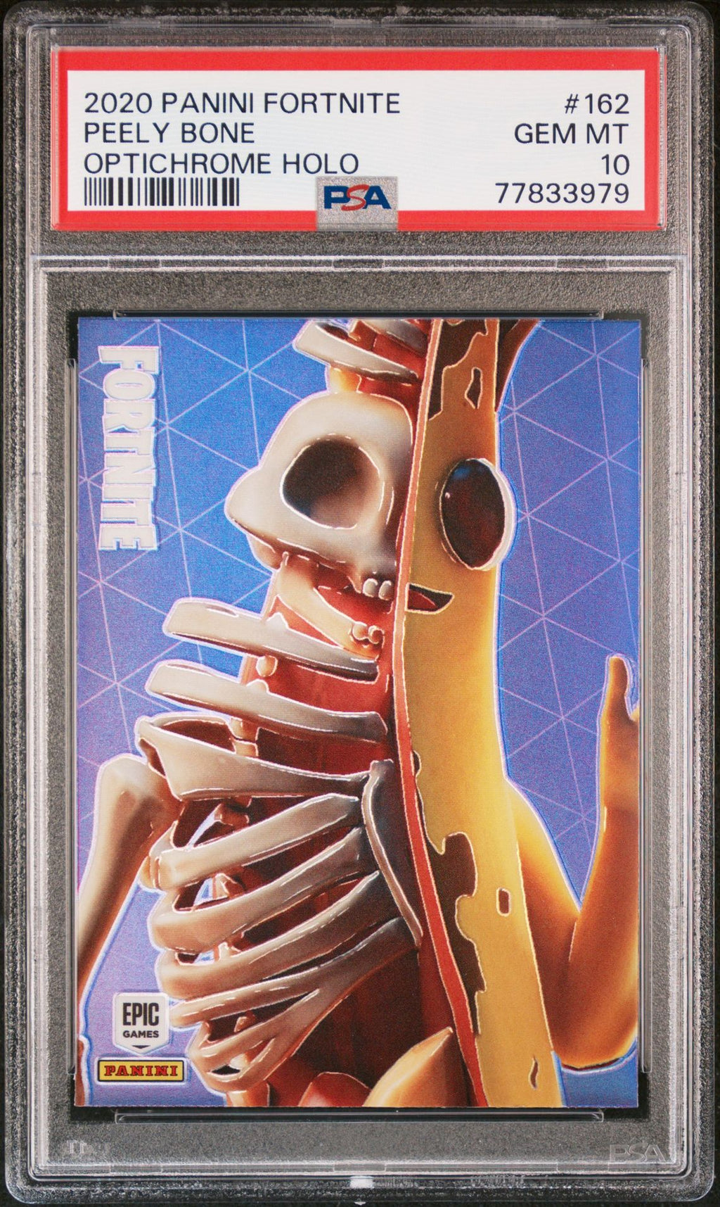 PSA 10 FORTNITE SERIES 2 PEELY BONE OPTICHROME