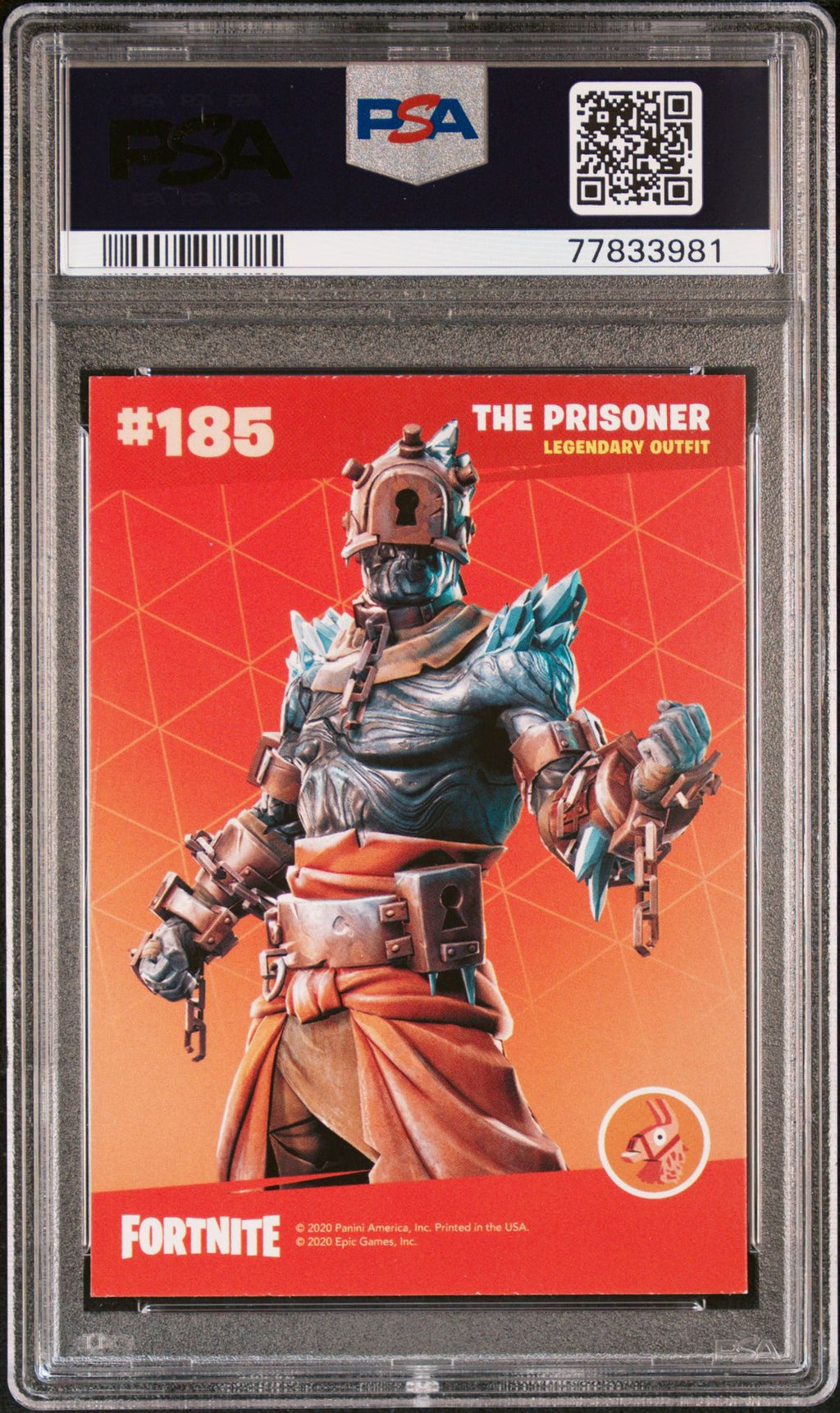 PSA 10 FORTNITE SERIES 2 THE PRISONER CRACKED ICE