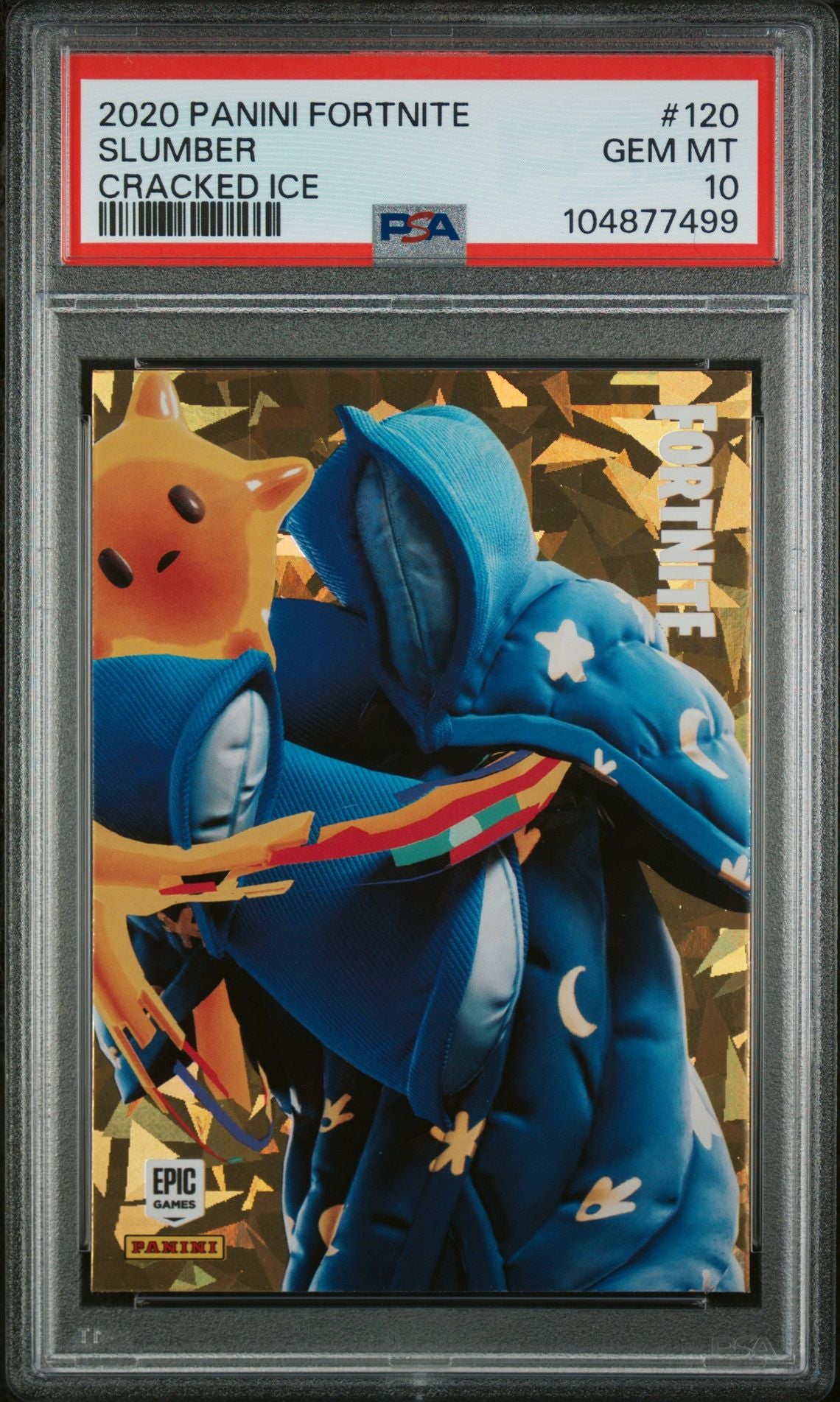 PSA 10 FORTNITE SERIES 2 SLUMBER CRACKED ICE