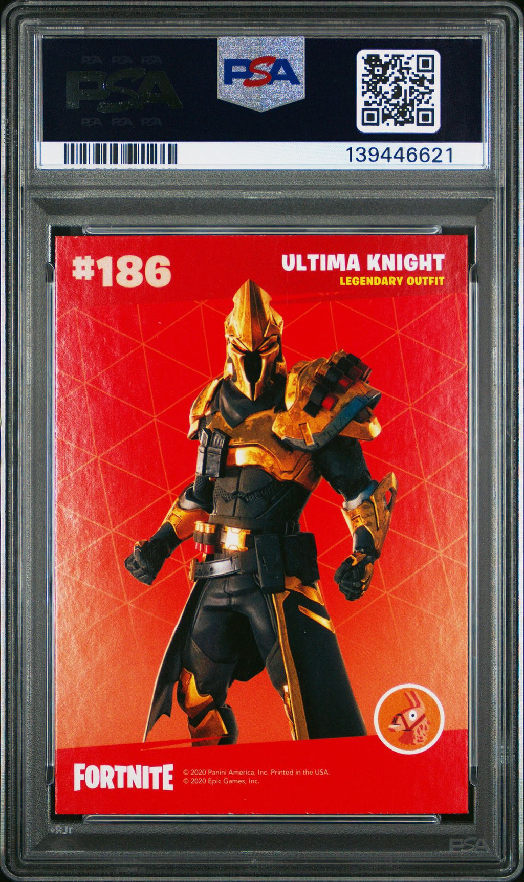 PSA 10 FORTNITE SERIES 2 ULTIMA KNIGHT CRACKED ICE