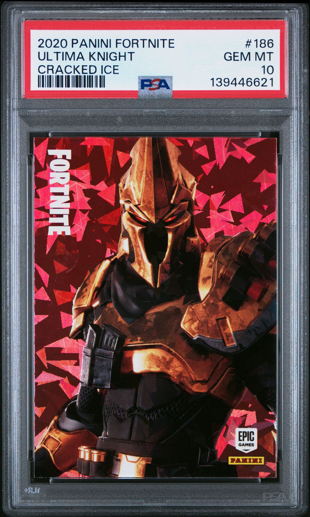 PSA 10 FORTNITE SERIES 2 ULTIMA KNIGHT CRACKED ICE