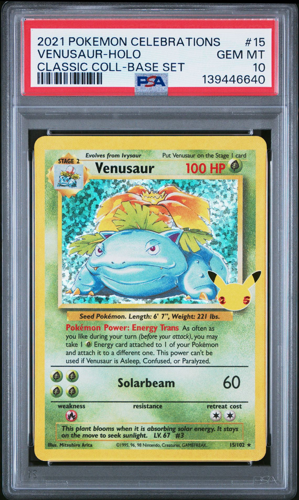PSA 10 VENUSAUR