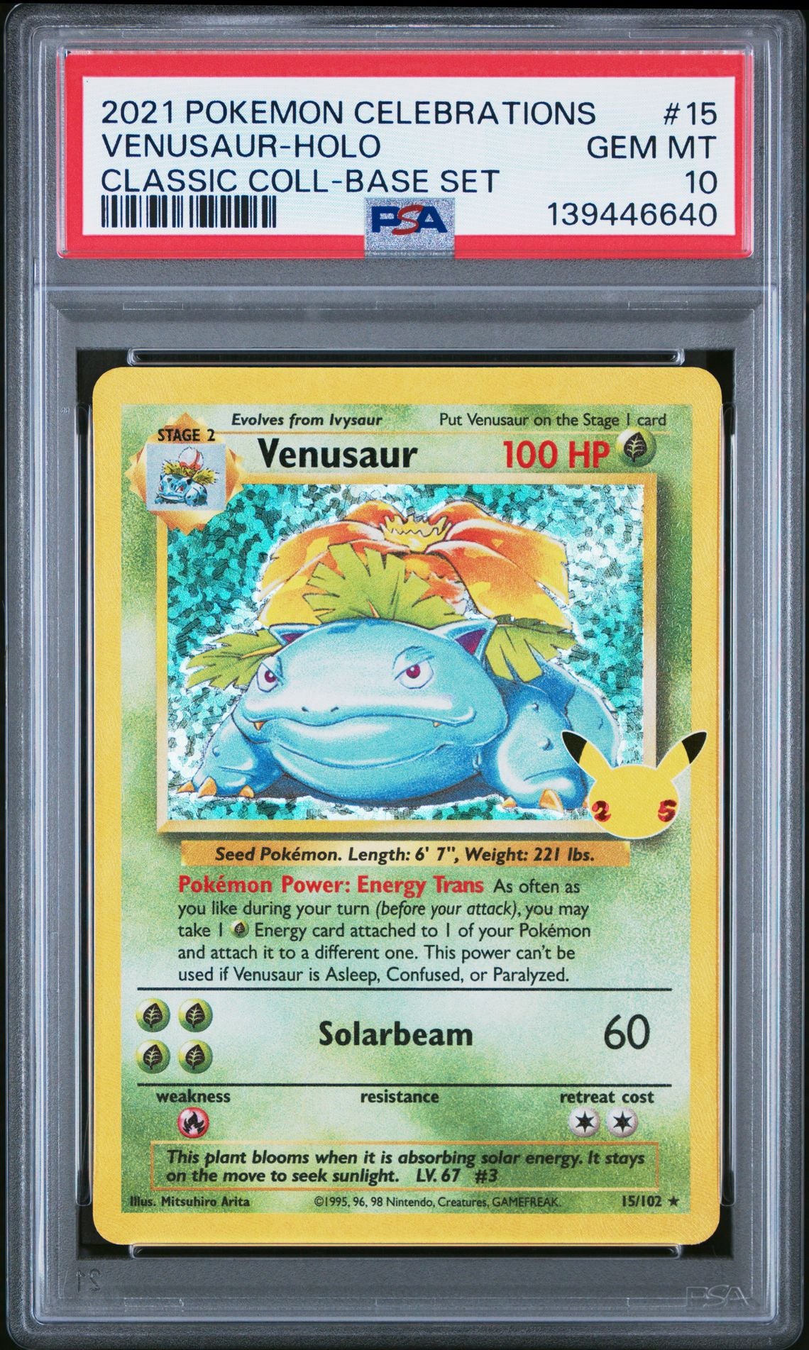 PSA 10 VENUSAUR