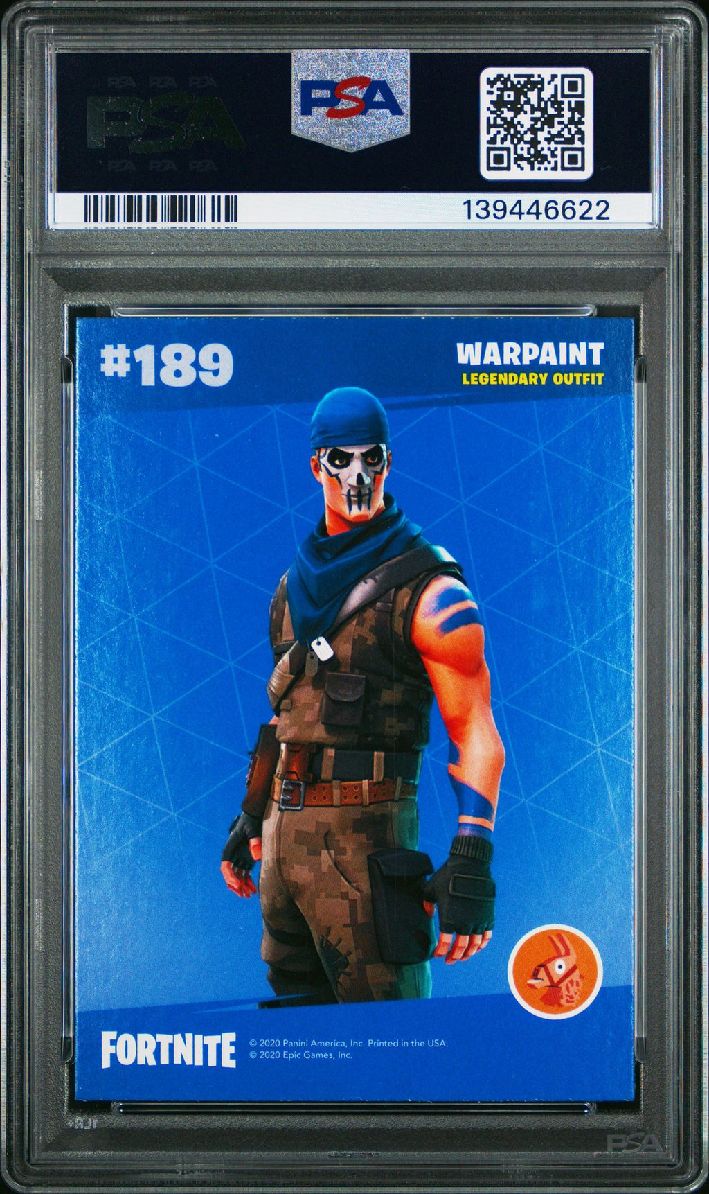 PSA 10 FORTNITE SERIES 2 WARPAINT CRACKED ICE